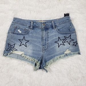 Hollister Vintage Short Star Highrise Size 11